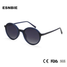 Load image into Gallery viewer, Retro Round Magnetic Clip On Sunglasses TR90 Oval Glasses Frame For Men Women Polarized For Prescription Eyeglasses Monturas