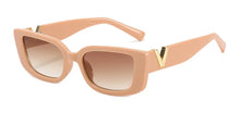 Load image into Gallery viewer, Retro Small Brand Designer Sunglasses Vintage Summer Traveling Rectangle Sun Glasses Lady Black Classic Oculos De Sol UV400