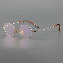 Load image into Gallery viewer, Retro Small Size Pure Titanium Glasses Frame Japanese Designer Men Ultralight Myopia Eyeglasses Handmade Prescription Eyewear
