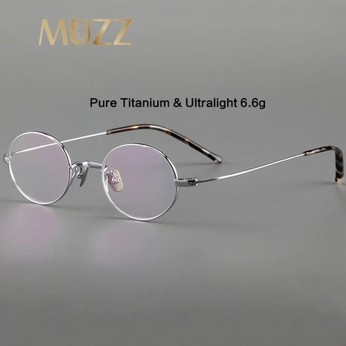Retro Small Size Pure Titanium Glasses Frame Japanese Designer Men Ultralight Myopia Eyeglasses Handmade Prescription Eyewear
