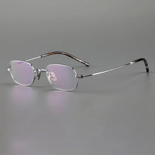 Load image into Gallery viewer, Retro Small Size Pure Titanium Glasses Frame Japanese Designer Men Ultralight Myopia Eyeglasses Handmade Prescription Eyewear