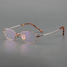 Load image into Gallery viewer, Retro Small Size Pure Titanium Glasses Frame Japanese Designer Men Ultralight Myopia Eyeglasses Handmade Prescription Eyewear