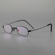 Load image into Gallery viewer, Retro Small Size Pure Titanium Glasses Frame Japanese Designer Men Ultralight Myopia Eyeglasses Handmade Prescription Eyewear