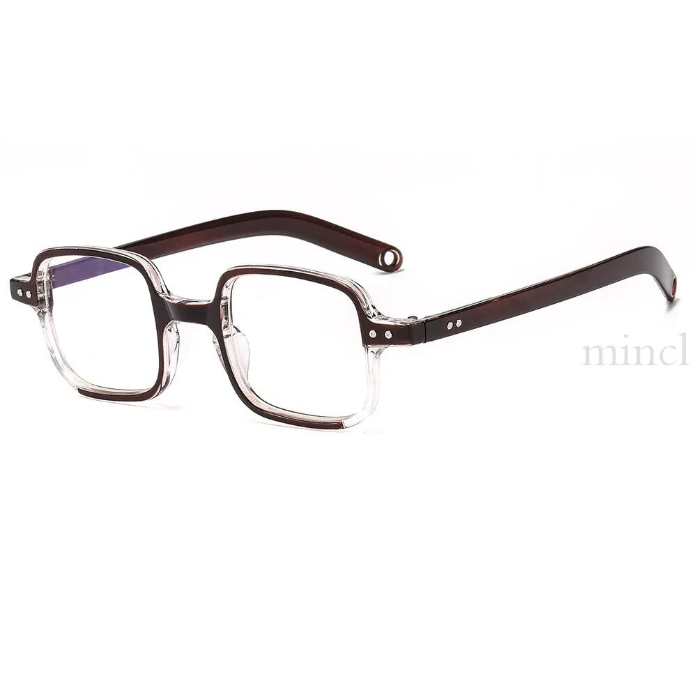Retro Small Square Glasses for Computer Optical Frame Women Men Eyeglasses Transparent Prescription Men's Hip Hop Sunglasses NX