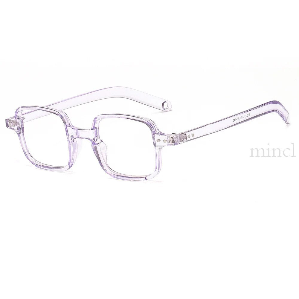 Retro Small Square Glasses for Computer Optical Frame Women Men Eyeglasses Transparent Prescription Men's Hip Hop Sunglasses NX