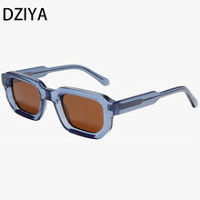 Load image into Gallery viewer, Retro Square Punk Acetate Sunglasses Polarized Men Woman   Brand Vintage Green Acetate Frame Goggles Eyewear UV400 60586