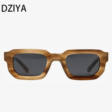 Load image into Gallery viewer, Retro Square Punk Acetate Sunglasses Polarized Men Woman   Brand Vintage Green Acetate Frame Goggles Eyewear UV400 60586