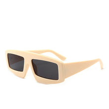 Carica l&#39;immagine nel visualizzatore di Gallery, Retro Square Sunglasses Men Women Retro Black White Red Frame Rectangular Sun Glasses Male Female Shades lunette de soleil femme