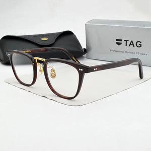Retro Square glasses frame men  Acetate brand eyeglasses Nerd myopia computer eyeglasses frames for women  spectacles
