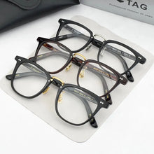Load image into Gallery viewer, Retro Square glasses frame men  Acetate brand eyeglasses Nerd myopia computer eyeglasses frames for women  spectacles