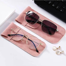 Load image into Gallery viewer, Retro Sun Glasses Case High Quality Waterproof Soft Shell Eyewear Storage Bag PU Leather Portable Glasses Box Unisex