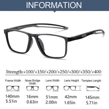 Load image into Gallery viewer, Retro Ultralight Reading Glasses Blue Light Blocking PC Sports Presbyopia Eyeglasses Men Women Hyperopia Optical Office Eyewear