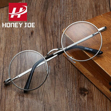Load image into Gallery viewer, Retro Vintage Gaming Computer Glasses for Women Men Anti Blue Light Metal Frame Clear Lens Round Circle Eyeglasses Eyewear