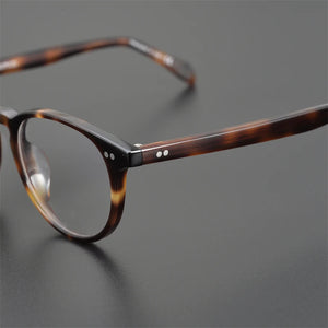 Retro Vintage Oval Round Eye Glasses Frame Riley-R Spectacle Frame Men OV5004 Women Eyeglasses Optical Frame Oculos De Grau