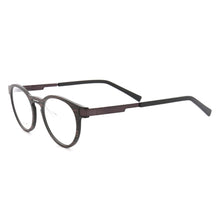 Load image into Gallery viewer, Retro Women Eyeglass Frame Men Round Optical Glasses Frames  Light Carbon Fiber Spectacles Rx Eyewear Purple Gold Vintage