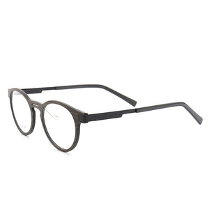 Retro Women Eyeglass Frame Men Round Optical Glasses Frames  Light Carbon Fiber Spectacles Rx Eyewear Purple Gold Vintage