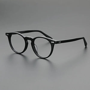 Retro acetate glasses frame men top quality handmade optical Clip eyewear Myopia reading women prescription vintage eyeglasses