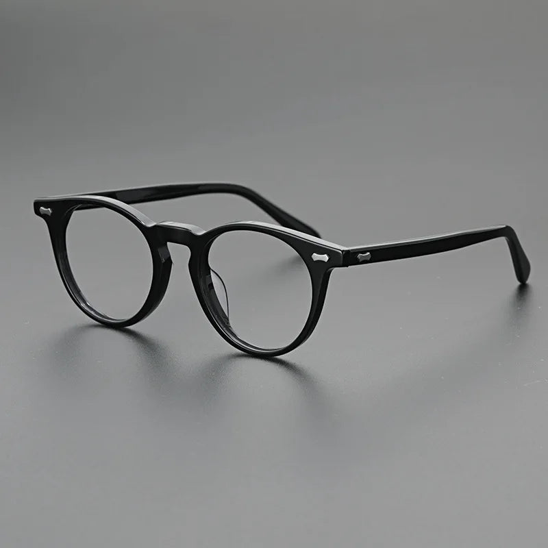 Retro acetate glasses frame men top quality handmade optical Clip eyewear Myopia reading women prescription vintage eyeglasses