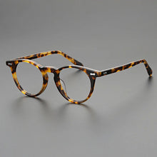 Load image into Gallery viewer, Retro acetate glasses frame men top quality handmade optical Clip eyewear Myopia reading women prescription vintage eyeglasses