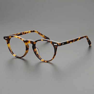Retro acetate glasses frame men top quality handmade optical Clip eyewear Myopia reading women prescription vintage eyeglasses