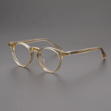 Load image into Gallery viewer, Retro acetate glasses frame men top quality handmade optical Clip eyewear Myopia reading women prescription vintage eyeglasses