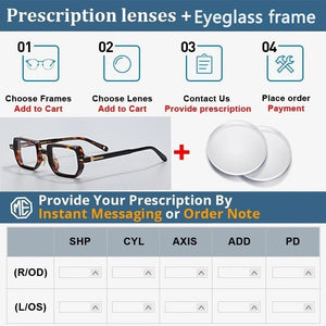 Retro art college style eyewear Read optical myopia eyeglasses Pure titanium business Japanese square super light glasses frame