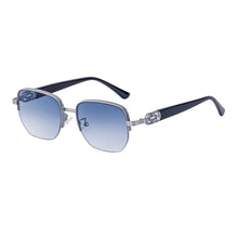 Load image into Gallery viewer, Retro box sunglasses for men&#39;s personalized half frame driving sunglasses for men&#39;s