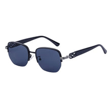 Load image into Gallery viewer, Retro box sunglasses for men&#39;s personalized half frame driving sunglasses for men&#39;s
