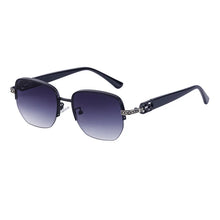 Load image into Gallery viewer, Retro box sunglasses for men&#39;s personalized half frame driving sunglasses for men&#39;s