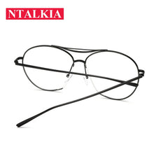 Load image into Gallery viewer, Retro design Big Metal Frame for Women glasses transparent unisex student Spectacles men male adorn eyeglasses computer eyewear