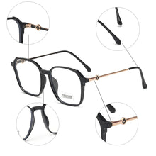 Load image into Gallery viewer, Retro double-frame progressive color anti-blue light flat mirror