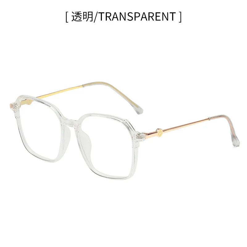 Retro double-frame progressive color anti-blue light flat mirror