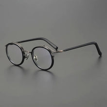 Carica l&#39;immagine nel visualizzatore di Gallery, Retro glasses frame men Vintage Designer round Titanium optical eyeglasses Myopia reading women  prescription computer eyewear