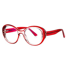 Load image into Gallery viewer, Reven 2146 TR90 Round Glasses Frame Women Vintage Prescription Eyeglasses Anti-Blue Ray Myopia Optical Spectacles