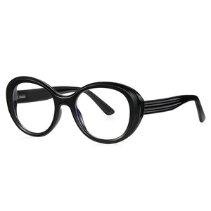 Reven 2146 TR90 Round Glasses Frame Women Vintage Prescription Eyeglasses Anti-Blue Ray Myopia Optical Spectacles