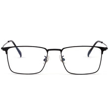 Carica l&#39;immagine nel visualizzatore di Gallery, Reven Jate 0606 Full Rim Square Shape Alloy Men Eyeglasses Frame Prescription Man Eyewear Rx-able Glasses Spectacles Frame