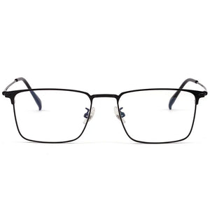 Reven Jate 0606 Full Rim Square Shape Alloy Men Eyeglasses Frame Prescription Man Eyewear Rx-able Glasses Spectacles Frame