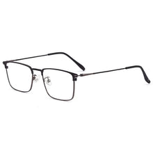 Carica l&#39;immagine nel visualizzatore di Gallery, Reven Jate 0606 Full Rim Square Shape Alloy Men Eyeglasses Frame Prescription Man Eyewear Rx-able Glasses Spectacles Frame