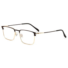 Carica l&#39;immagine nel visualizzatore di Gallery, Reven Jate 0606 Full Rim Square Shape Alloy Men Eyeglasses Frame Prescription Man Eyewear Rx-able Glasses Spectacles Frame