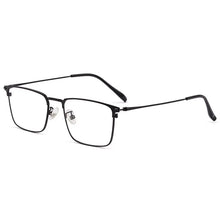 Carica l&#39;immagine nel visualizzatore di Gallery, Reven Jate 0606 Full Rim Square Shape Alloy Men Eyeglasses Frame Prescription Man Eyewear Rx-able Glasses Spectacles Frame