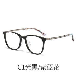 Reven Jate 1106 Acetate Optical Glasses Frame Women Retro Vintage Square Eyeglasses Prescription Spectacles Myopia Eyewear