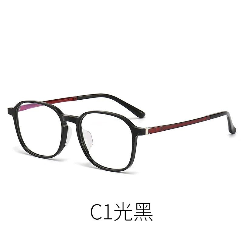 Reven Jate 1107 Acetate Optical Glasses Frame Women Retro Vintage Square Eyeglasses Prescription Spectacles Myopia Eyewear