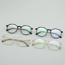 Load image into Gallery viewer, Reven Jate 1108 Acetate Optical Glasses Frame Women Retro Vintage Round Eyeglasses Prescription Spectacles Myopia Eyewear