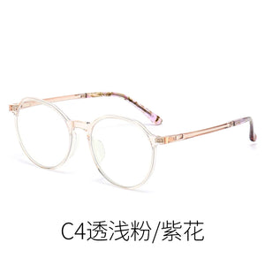 Reven Jate 1108 Acetate Optical Glasses Frame Women Retro Vintage Round Eyeglasses Prescription Spectacles Myopia Eyewear