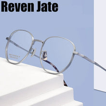 Load image into Gallery viewer, Reven Jate 2048T Round Optical Glasses Pure Titanium Frame Prescription Eyeglasses Rx Women for Female Eyewear