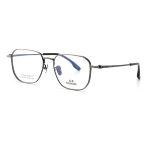Reven Jate 21003 polygon Optical Glasses Pure Titanium Frame Prescription Eyeglasses Rx Women for Female Eyewear