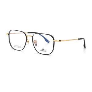 Reven Jate 21003 polygon Optical Glasses Pure Titanium Frame Prescription Eyeglasses Rx Women for Female Eyewear
