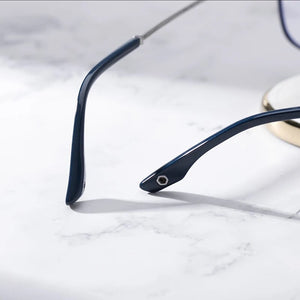 Reven Jate 21007 Square Optical Glasses Pure Titanium Frame Prescription Eyeglasses Rx Women for Female Eyewear