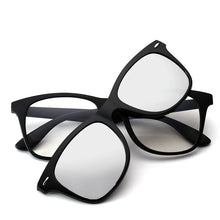 Load image into Gallery viewer, Reven Jate 2208 Polarized Night Vision Sunshades Tr-90 Plastic Super Light Glasses Frame with Magnetic Polarize Sunglasses Clips