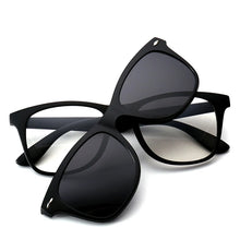 Load image into Gallery viewer, Reven Jate 2208 Polarized Night Vision Sunshades Tr-90 Plastic Super Light Glasses Frame with Magnetic Polarize Sunglasses Clips